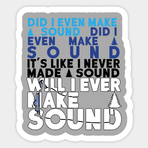 Dear Evan Hansen Sticker by RawChromeDesign